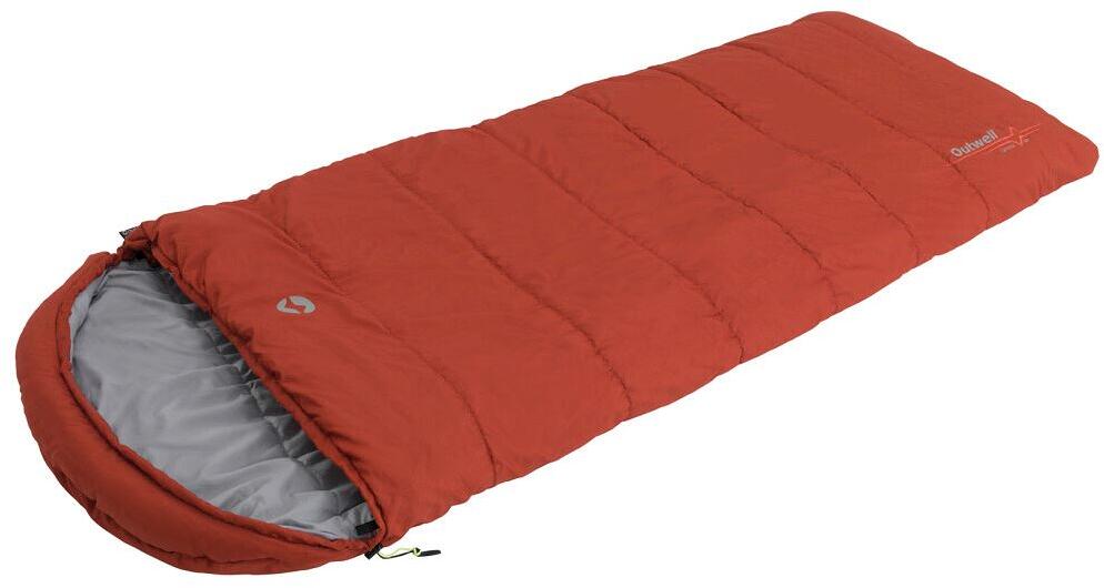 Sovepose Campion Lux 225x85 cm 3-sesonger oransje forfra