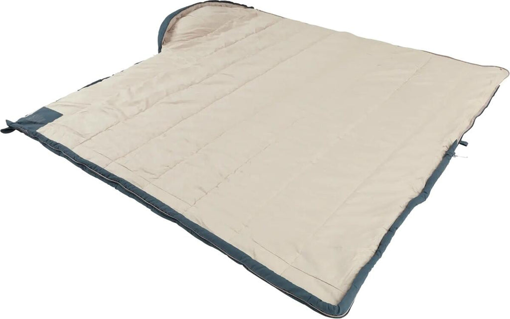 Sovepose Campion Lux XL 225x105cm 3-sesonger blå bakside