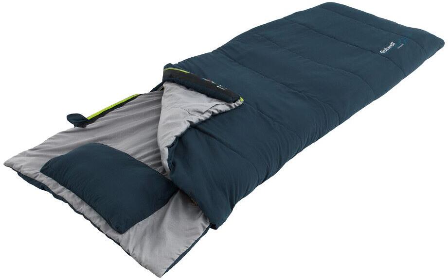 Sovepose Companion 215x80cm 1-2 sesonger blå bakside
