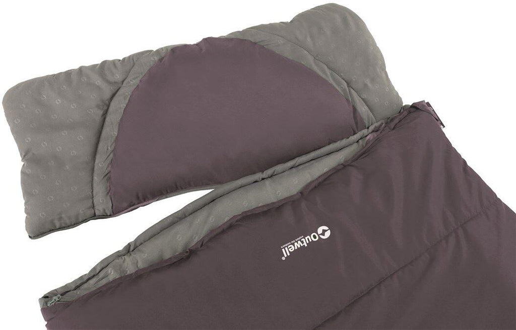 Sovepose Contour 220x85cm 2-3 sesonger dark purple komprimert i pakkpose