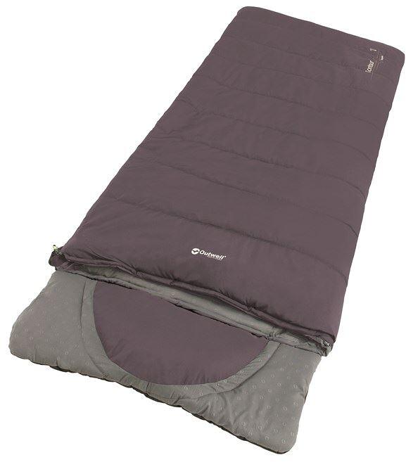 Sovepose Contour 220x85cm 2-3 sesonger dark purple fra front