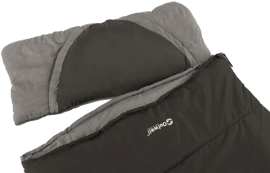 Sovepose Contour 220x85cm 2-3 sesonger svart pakket i kompresjonspose
