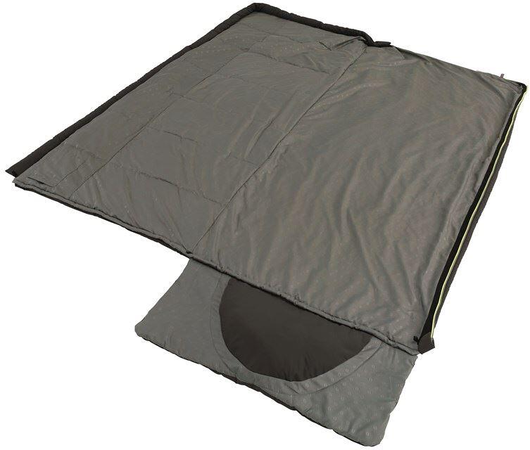 Sovepose Contour 220x85cm 2-3 sesonger svart integrert pute