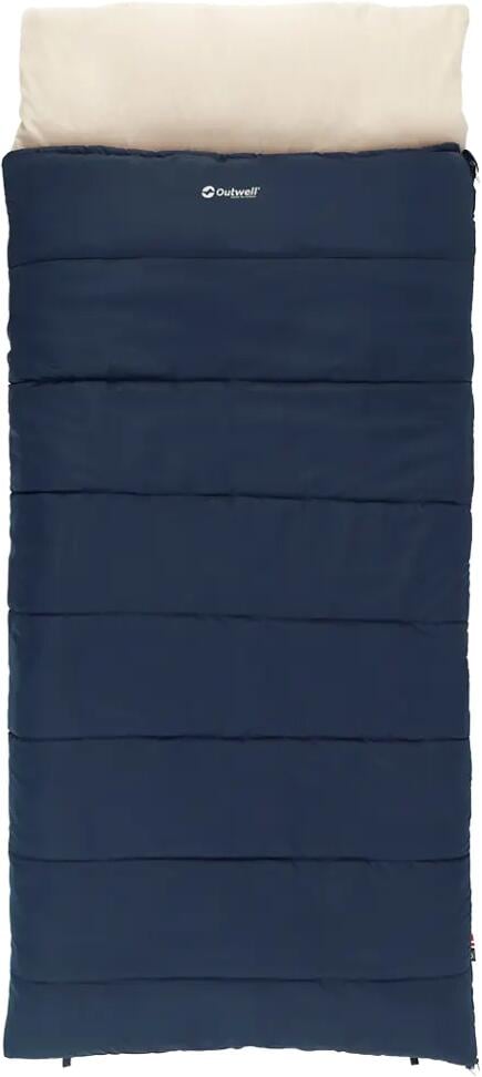 Sovepose Contour Lux XL 220x105 cm 2-sesonger blå forfra