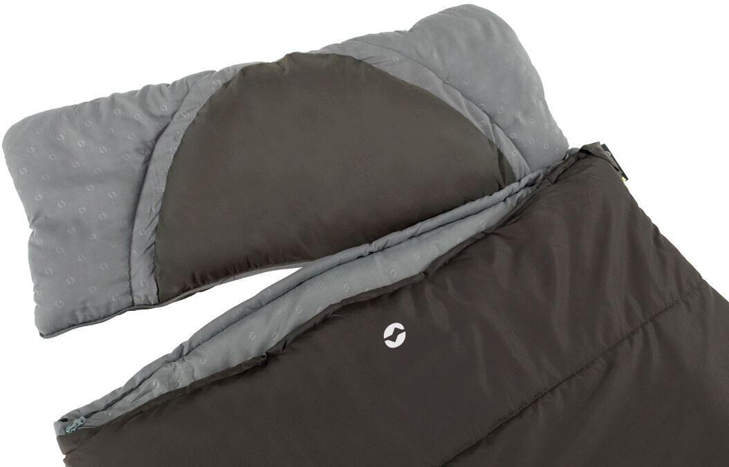 Sovepose Contour Supreme Coffee 220x85 cm liggende åpen som teppe