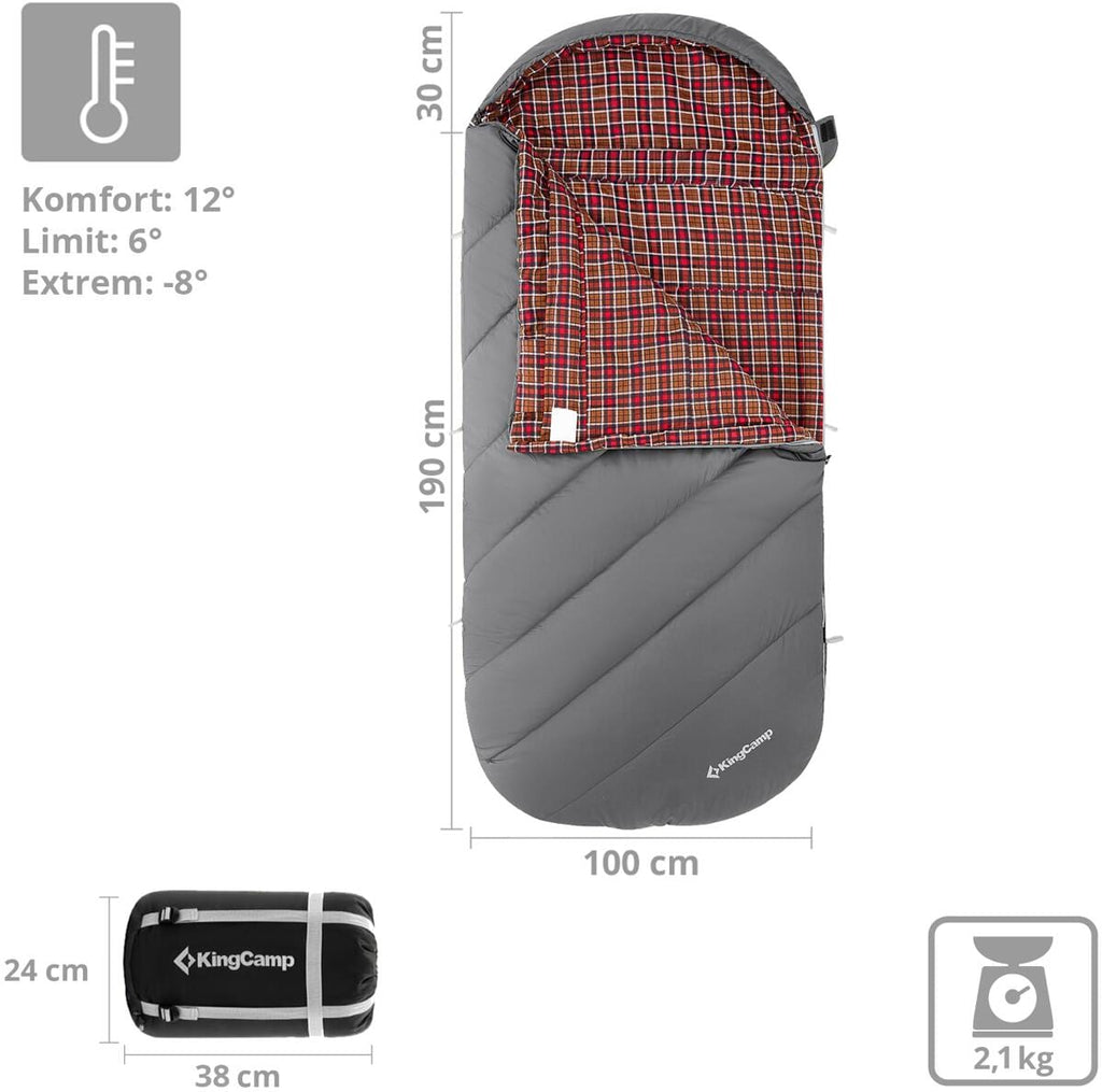 Sovepose Freespace 250 rektangulær 220x100 cm med forformet hette