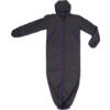 Sovepose med armer Cozybag Comfort +5 °C 210 x 62 cm - Bergstop sett bakfra med justerbar hette