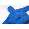 Sovepose med armer CozyBag Zippy 190x72 cm 1700 g blågrå - Bergstop brukt som kåpe med fotdelen avtatt