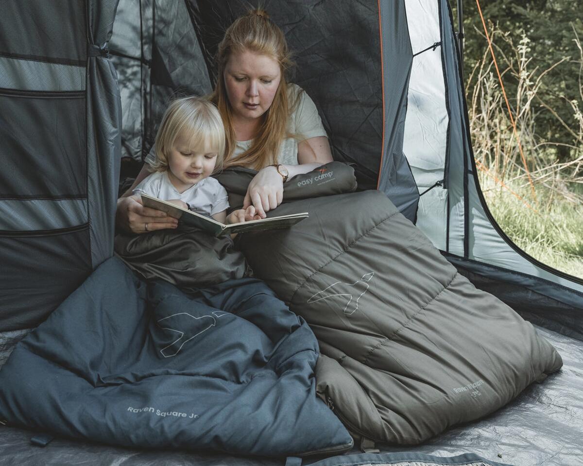 Sovepose Raven rektangulær 220x80 cm med autolock glidelås innvendig lomme