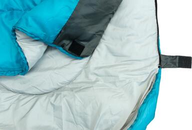 Montert Sovepose sommer rektangulær 220x75 cm blå-grå i campingmiljø