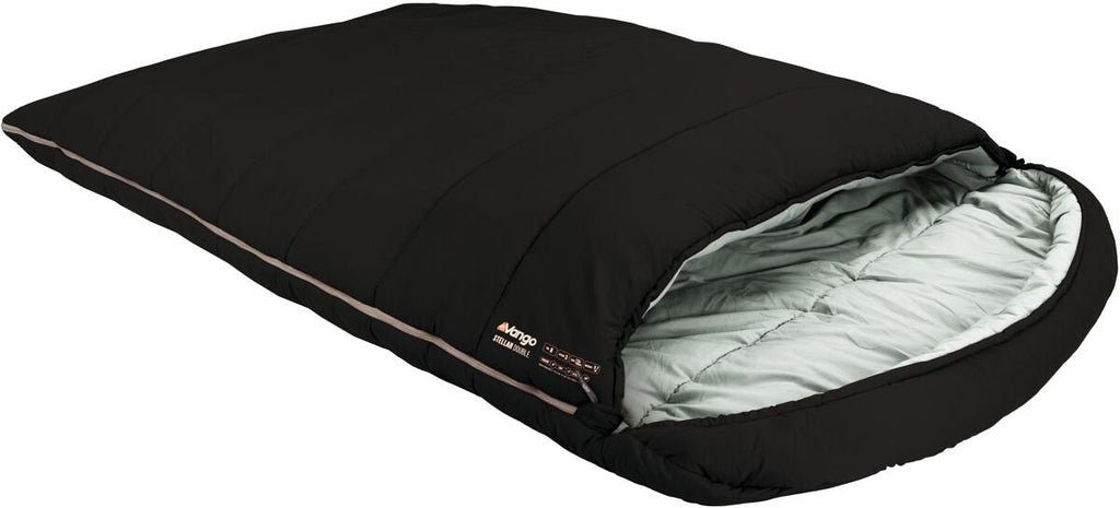 Sovepose Stellar Double 213 cm 3-sesong svart bakside