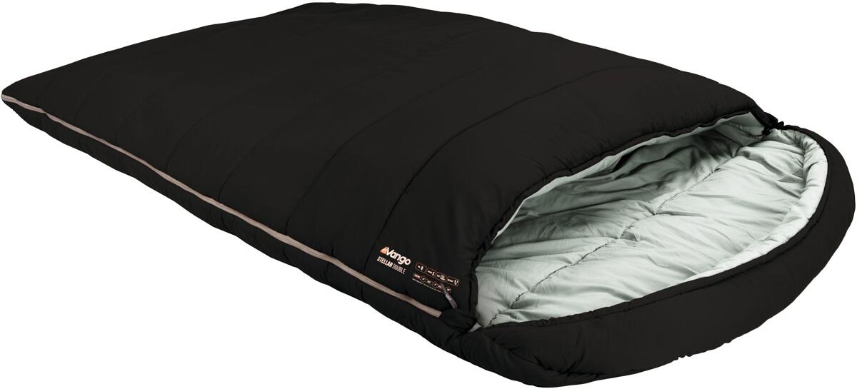 Sovepose Stellar Double 213 cm 3-sesong svart bakside