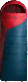 Sovepose Yukon Pro SQ 220x80 cm komfort 3°C rød/blå forfra