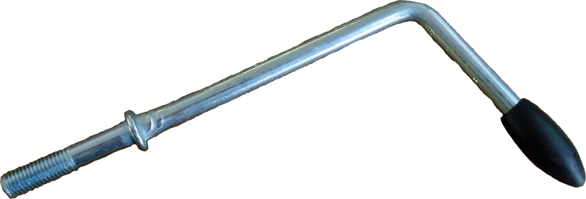 Spindel for klemmeholder 48 mm rørdiameter M12 gjenge fra moog TRAILERPARTS vist forfra