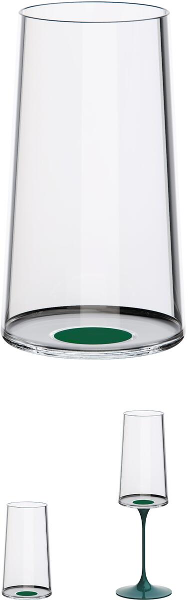 SplitGlass champagneglass 2-delers sett nærbilde av glass