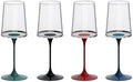SplitGlass hvitvinsglass 2-delers sett 280 ml krystallglass forfra