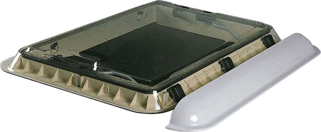Spoiler for Heki takluke 800 mm hvit - Dometic forfra
