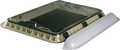 Spoiler for Heki takluke 800 mm hvit - Dometic forfra