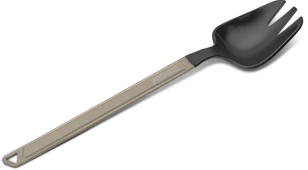Spork Trek kombinert skje og gaffel i aluminium - Primus forfra
