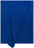 Sportshåndkle 30x100 cm blått mikrofiber - BasicNature forfra
