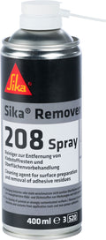 Sprayboks Sika Remover 208 rengjøringsmiddel 400 ml for fjerning av polyuretan