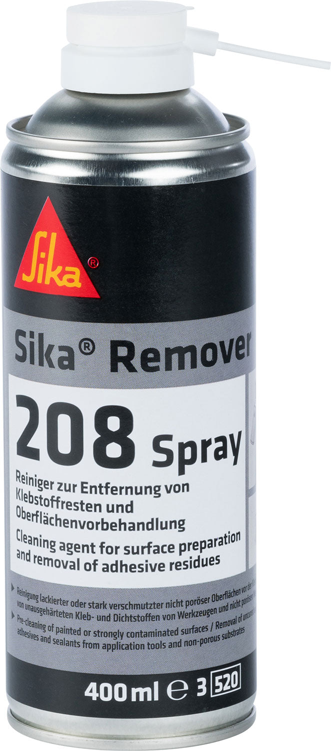 Sprayboks Sika Remover 208 rengjøringsmiddel 400 ml for fjerning av polyuretan