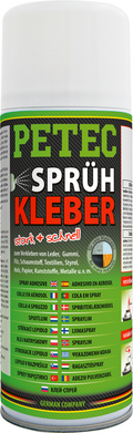Spraylim kontaktlim 400 ml transparent - Petec for presis påføring