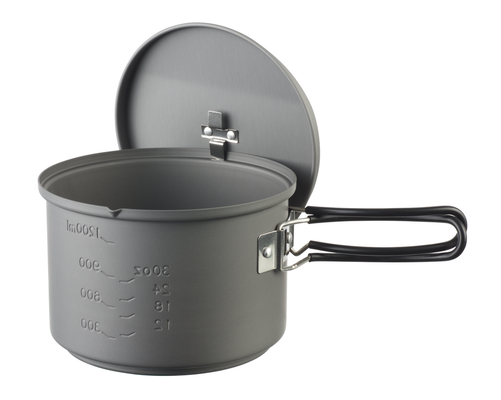 Spritkoker kokesett 1500 ml aluminium 466 g forfra