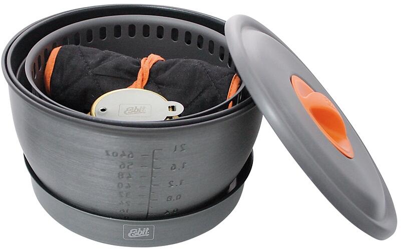 Spritkoker-sett CS2350WN 2,35L med varmeveksler bakside