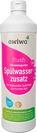 Spylevannstilsetning for campingtoalett 1 liter - Awiwa Flush flaske
