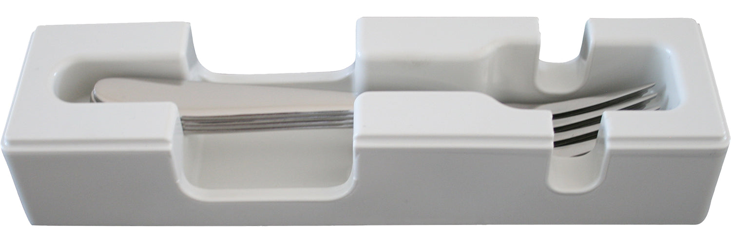 Stablbart bestikkinnlegg for gafler 25x6,5 cm - Purvario by Dörr montert i skuff