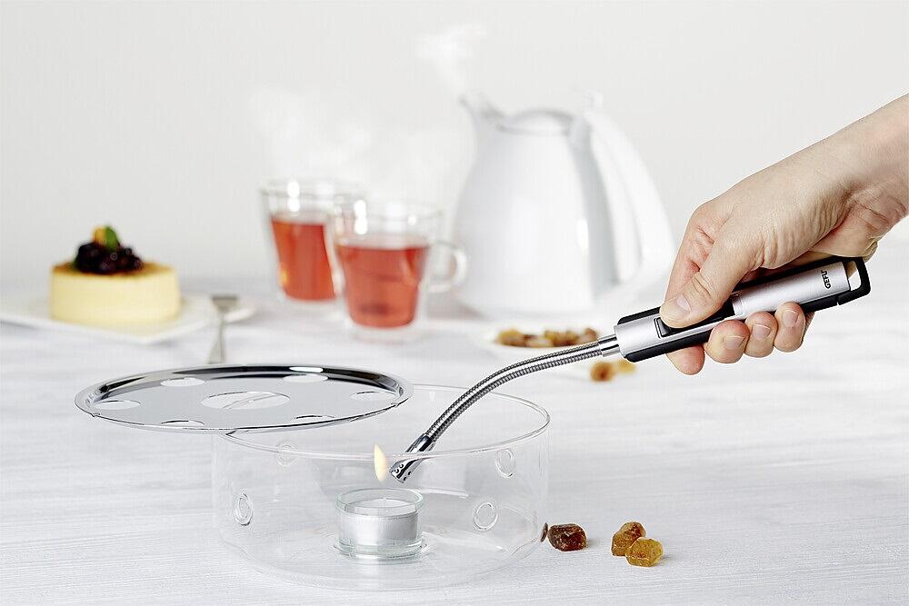 Stablighter Curvo med fleksibel flamme bakside