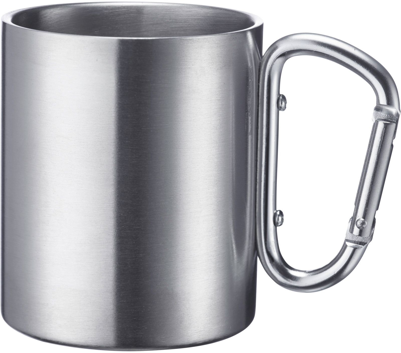Stålkopp med karabinkrok dobbeltvegget 300 ml - Westmark forfra