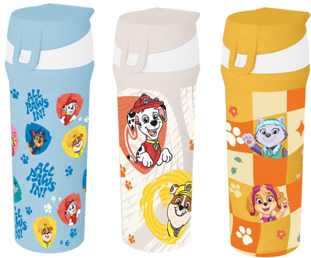 Stan Paw Patrol barnedrikkeflaske 425 ml med klipslokk forfra