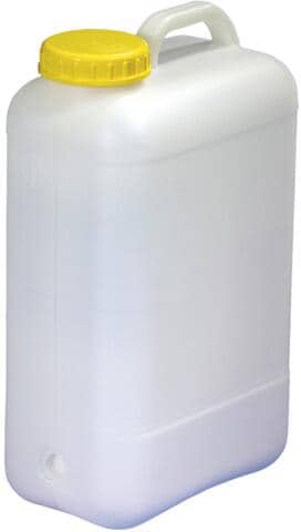 Standard vannkanne med vid åpning, DIN 96, HDPE, BPA-fri - Comet forfra