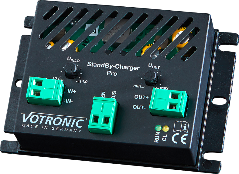 StandBy Charger Pro 8 A for bly, AGM og LiFePO4 12 V - Votronic forfra
