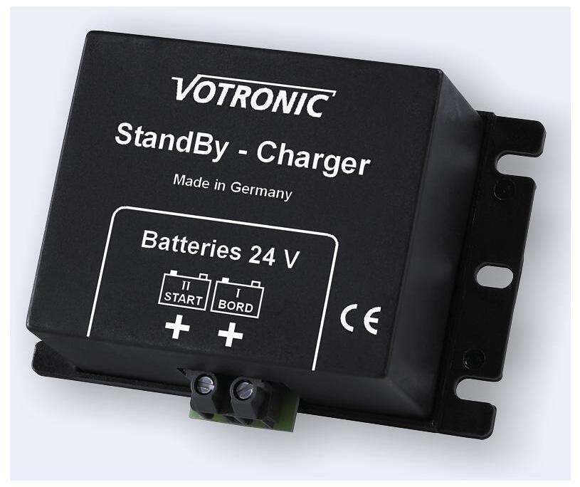 Detalj av Standby-lader 12V/24V for start- og tilleggsbatteri - Votronic