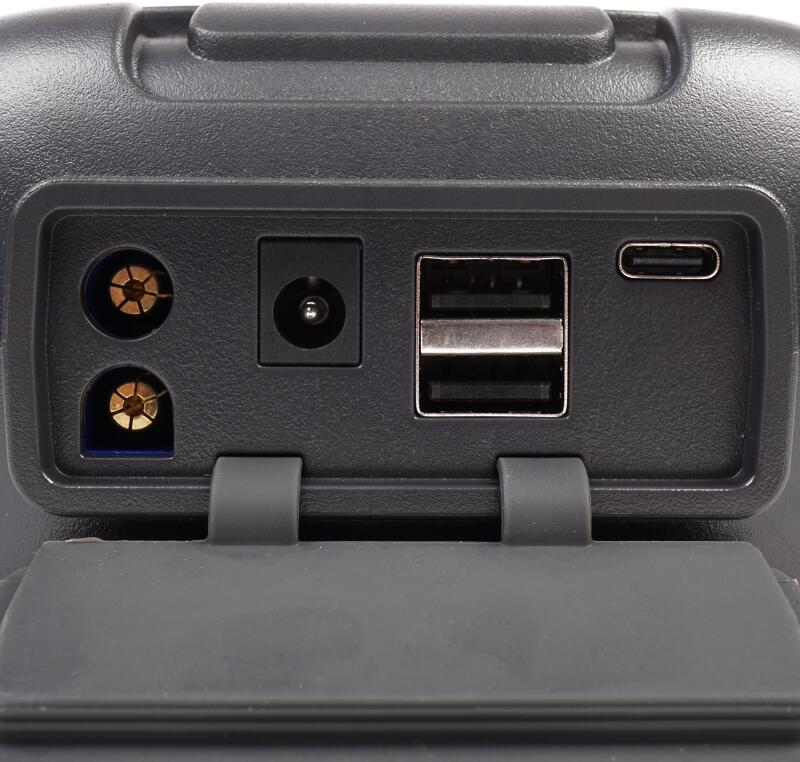 Startbooster WS-JS 20000 mAh powerbank i bruk på camping