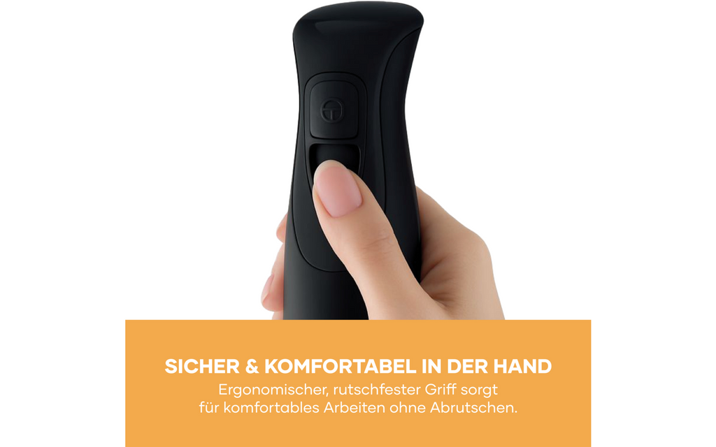 Stavmikser med ergonomisk grep 14 400 o/min - Severin montert i bruk