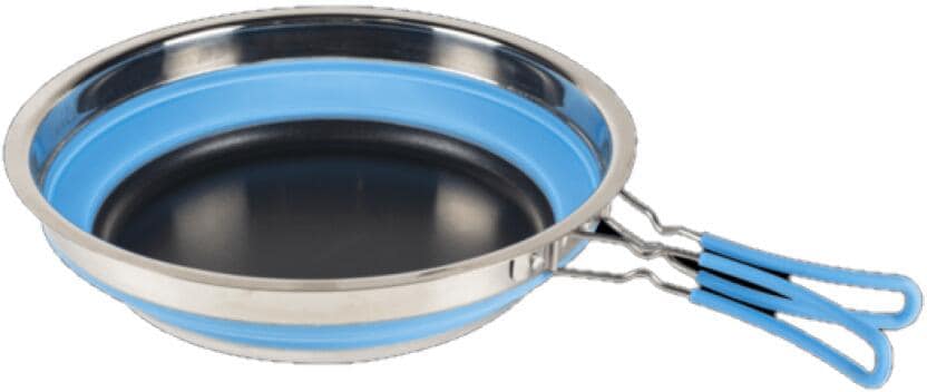 Stekepanne med sammenleggbart grep Ø26 cm rustfritt stål - Kampa forfra