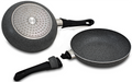 Stekepanne Artepetra Ø 24 cm Lock-On grep induksjon - Beaver Brand forfra