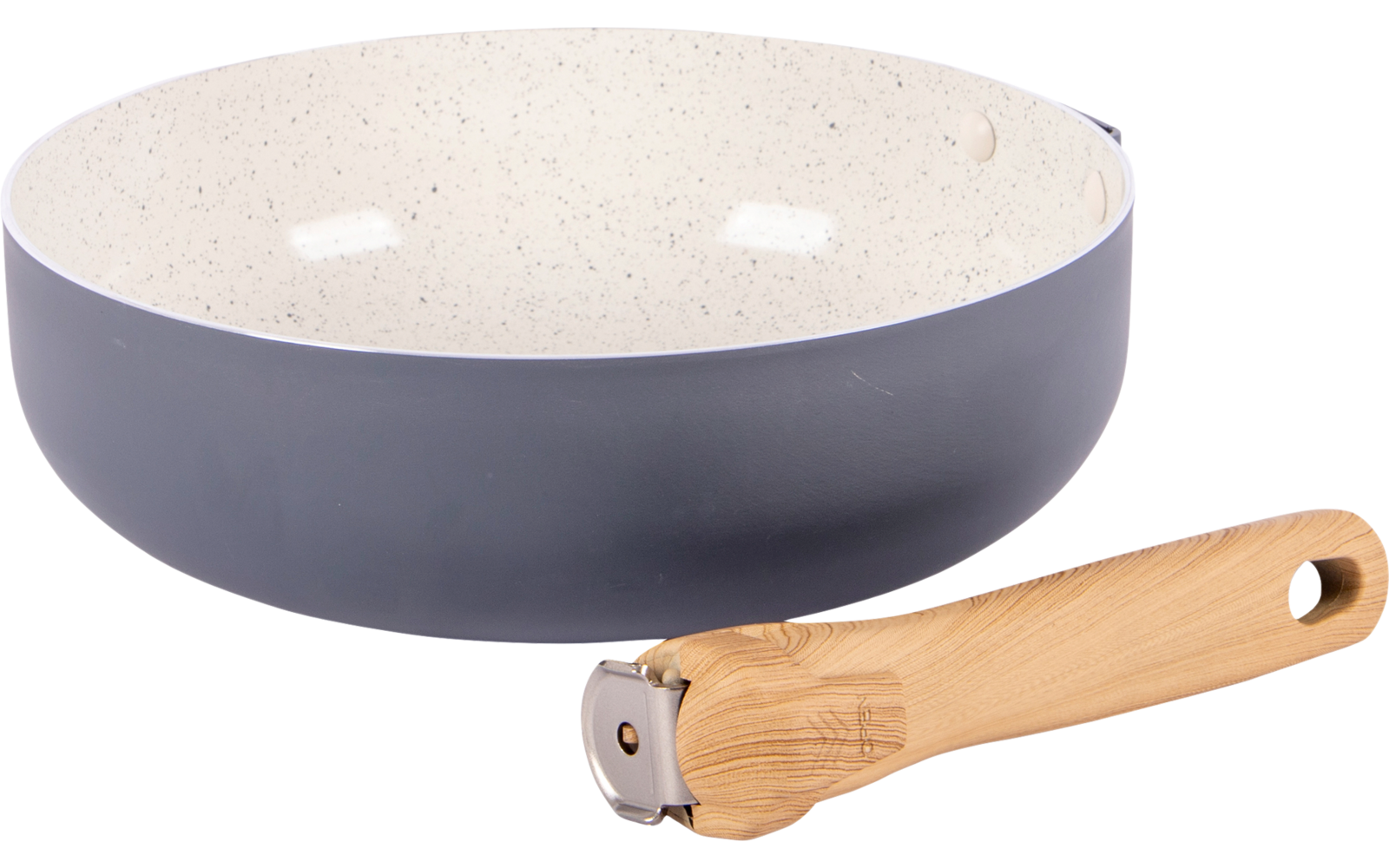 Stekepanne Quayside aluminium 24 cm avtagbart håndtak induksjon nærbilde