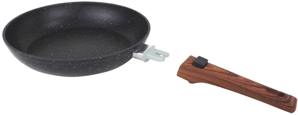 Stekepannesett 3-deler aluminium induksjonskompatibelt 22-26 cm - Gimex bakside