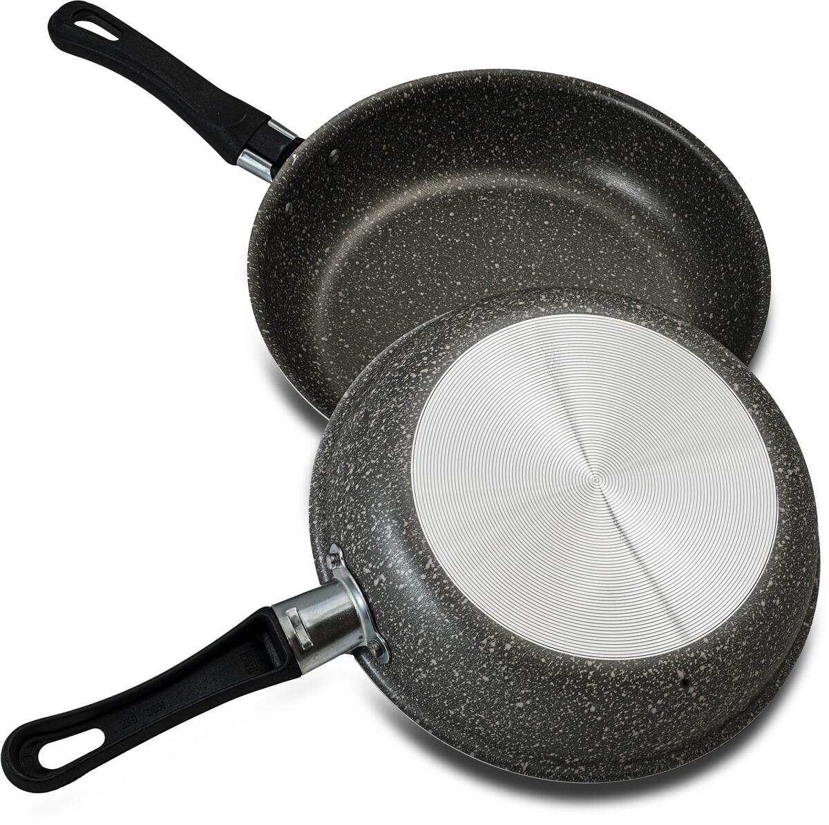Stekepannesett BIS Ø20/18 cm aluminium med avtakbart håndtak fra Beaver Brand