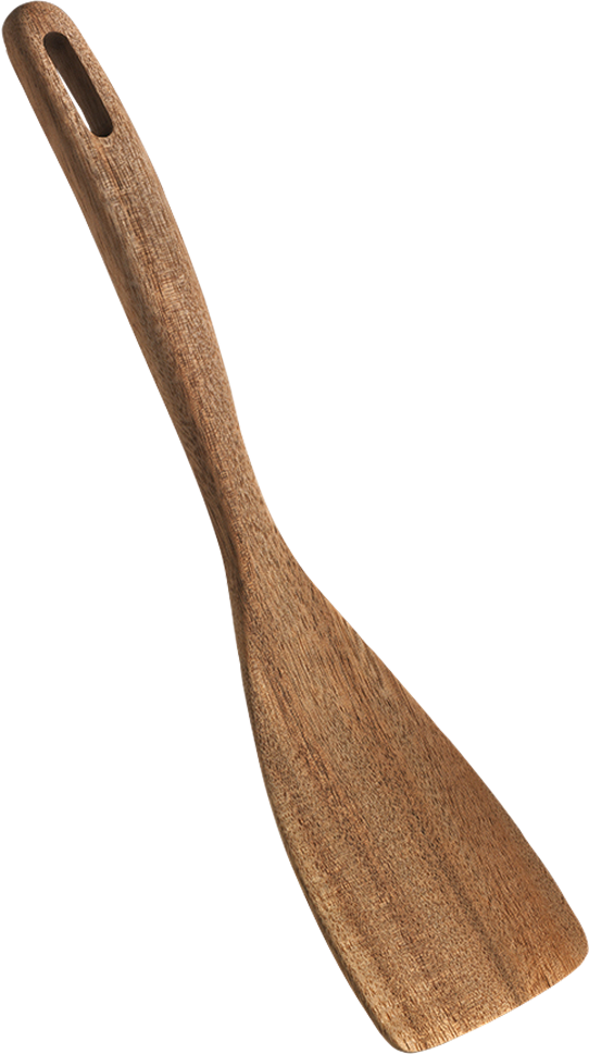 Stekespade i akasietre 30,5 cm Acacia Line Metaltex forfra