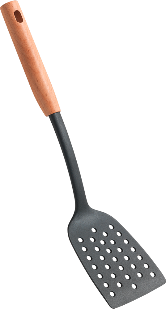 Stekespade Arizona Line med bøkehåndtak 36,5 cm - Metaltex forfra
