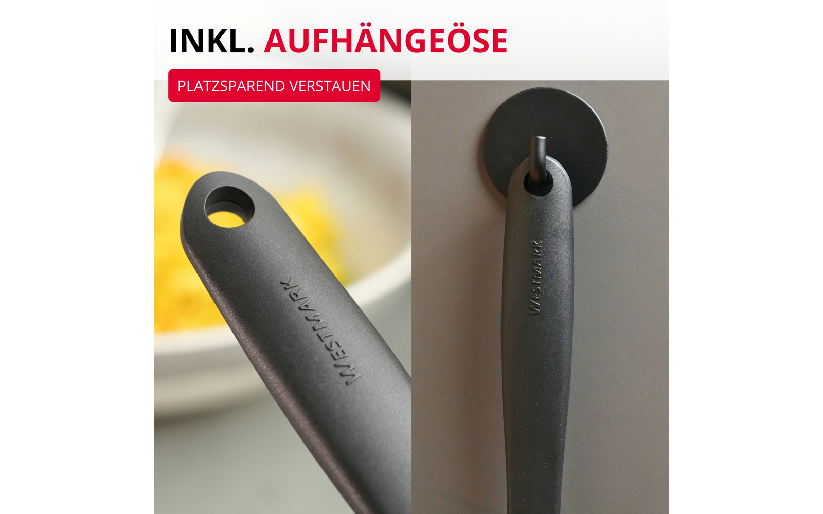 Stekespade Flexi silikon 24 cm varmebestandig 200 °C i bruk ved steking
