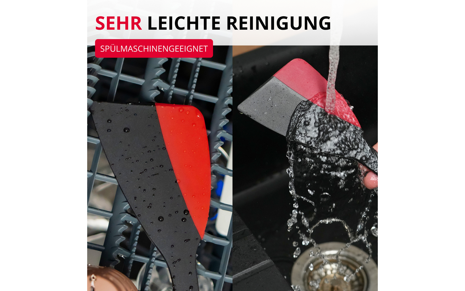 Oversikt over Stekespade Flexi silikon 24 cm varmebestandig 200 °C Westmark