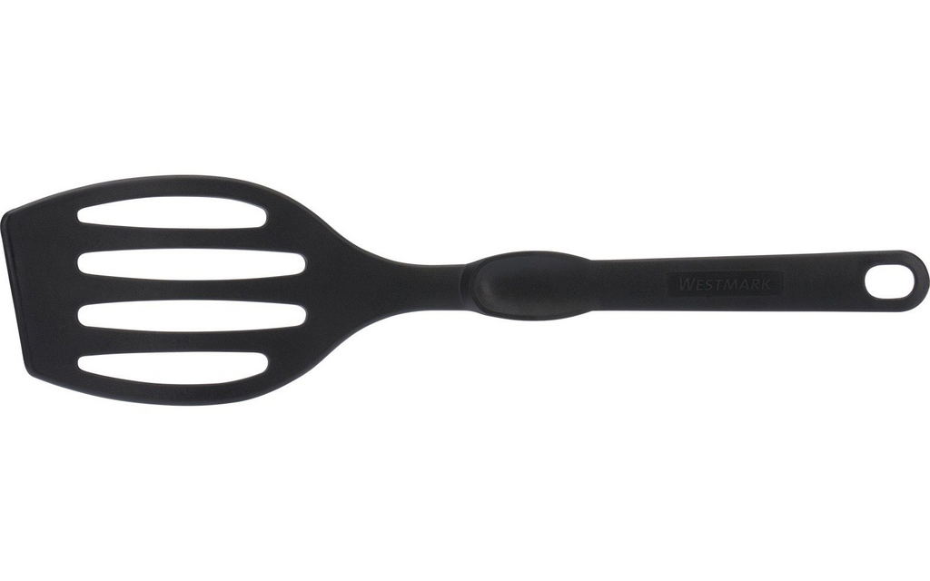 Detalj av spalter på Stekespade Flonal med spalter 28 cm