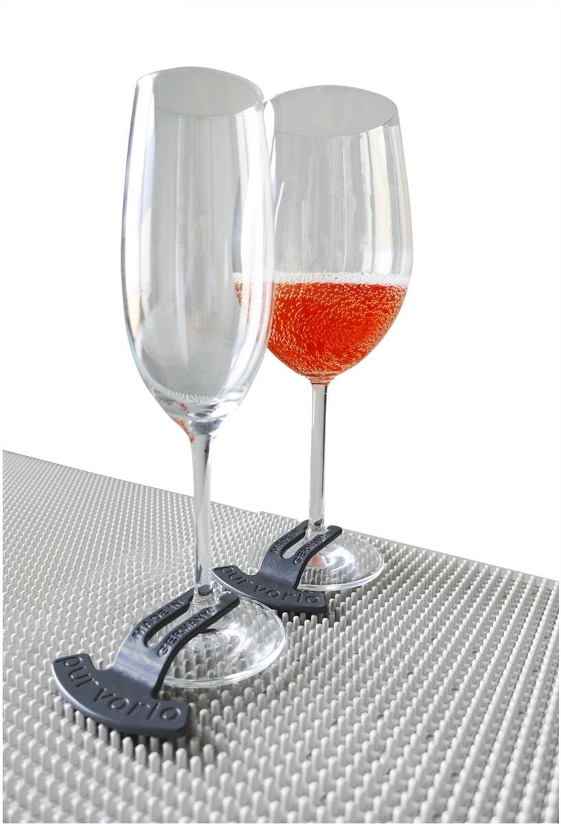 Stilkglassholder Ivy 2er sett for vin- og champagneglass bakside